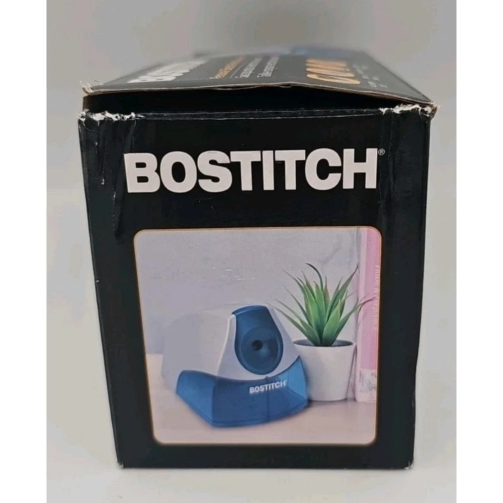 Bostitch Personal Electric Pencil Sharpener Space Saver‎ Stall Free EPS4-BLUE